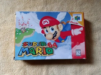 Super Mario 64 (Nintendo 64 N64, 1996) Tested, and Clean. Box. Literature. - Image 1 of 4