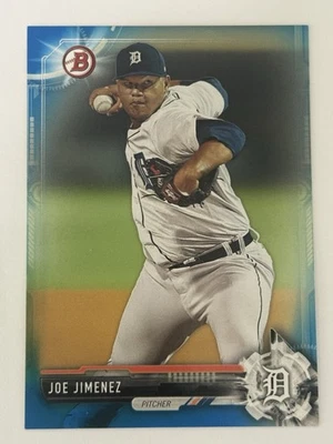 2017 Bowman Joe Jimenez /150 Blue Parallel BP38 Detroit Tigers - Image 1 of 3