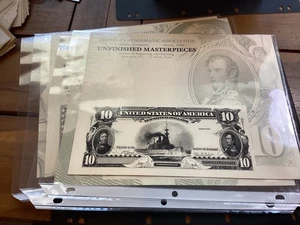 ICOLLECTZONE Bureau of Engraving and Printing 4 Unfinished Masterpiece (COL701) - Picture 1 of 5
