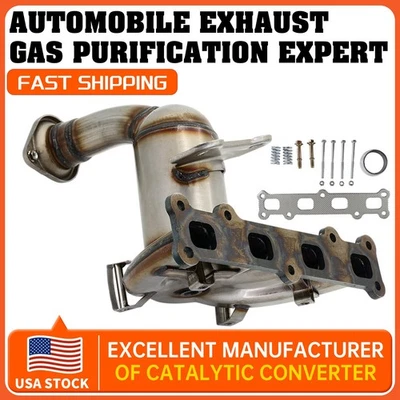 Catalytic Converter Exhaust Manifold For Jeep Compass Patriot 2.4L 4WD 2007-2017 Foto 1 de 4
