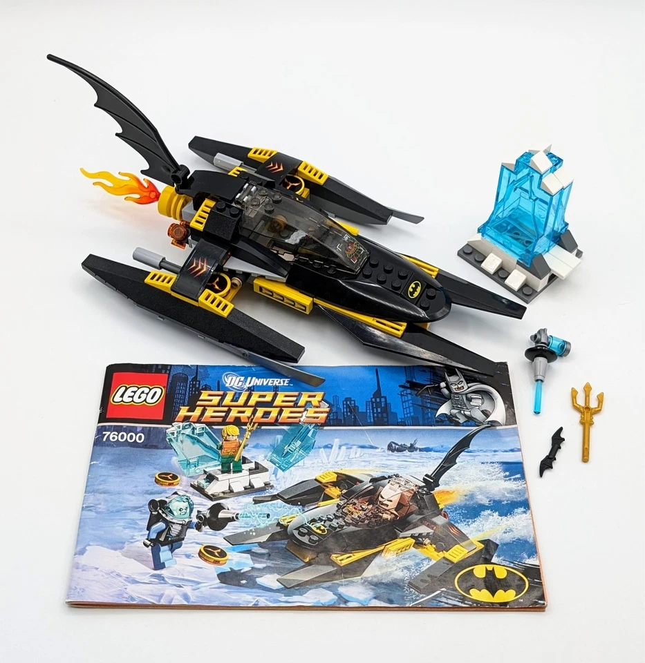 LEGO DC Comics - Arctic Batman Vs Mr. Freeze: Aquaman on Ice (76000), sin minifiguras Foto 1 de 4