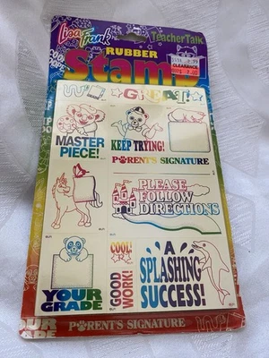 Juego de colección de estampillas de goma Lisa Frank vintage Foto 1 de 4