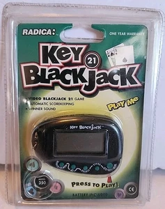 Radica Key Blackjack Model 350 Key Chain Dead Battery See Pics/Desc - Picture 1 of 2