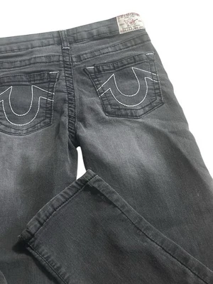 True Religion Geno Relaxed Slim Logo Jeans Youth Boy Size 12 - Image 1 of 4