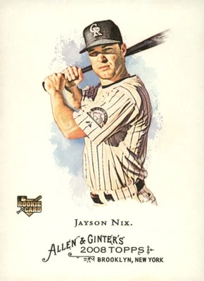 2008 Topps Allen & Ginter #82 Jayson Nix Colorado Rockies - Image 1 of 2