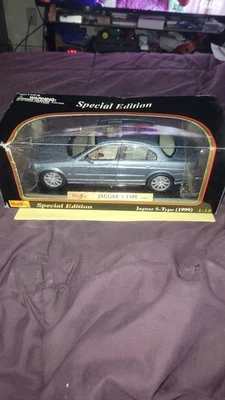 Maisto #31865 1 18 1999 Jaguar S-Type Edición Especial Diecast Azul Gris Metálico Foto 1 de 4