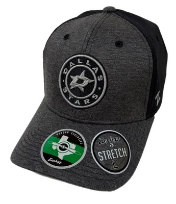 Zephyr NHL Dallas Stars RARE “Draft” Structured Curved Bill Stretch Hat NWT - Image 1 of 4