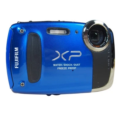 Fujifilm FinePix XP55WM 14.0MP Digital Camera Bundle Blue W/Charger + Battery - Image 1 of 4