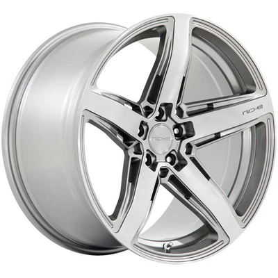 Niche M270 Teramo 20x9 5x108 +38mm Gunmetal Wheel Rim 20" Inch Foto 1 de 4