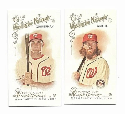 2014 Topps Allen & Ginter MINI Pick-A-Parallel Griffey Cole Goldschmidt Werth SP - Image 1 of 4