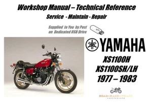 Yamaha XS1100 XS 1100 H/SH/LH Manual de taller de reparación de servicio USB 1977-1983 - Imagen 1 de 9