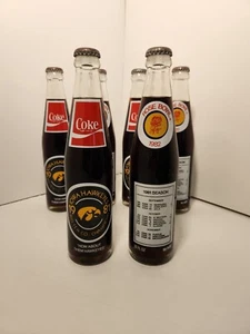 VTG Iowa Hawkeye Coca-Cola Bottle - Full - Picture 1 of 4