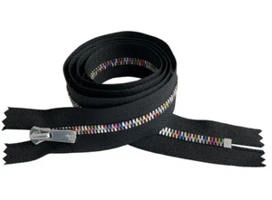 Excella Light Zipper YKK #5 Rainbow Element Automatic Lock Closed-End 7" - 36” - Picture 1 of 6