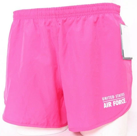 NEW United States USAF US Air Force Nike Dri-Fit Mod Tempo Pink Shorts Womens M Cover