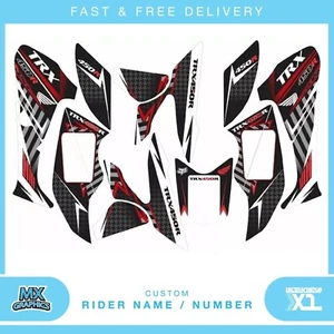 Fits Honda TRX450R quad graphic stickers decals name & number mx laminate vinyl - Picture 1 of 1