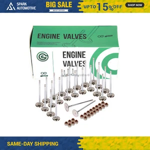 High Performance Intake Exhaust Valves w/ Seals Fit 97-02 Honda Acura J32A J35A1 - Bild 1 von 7