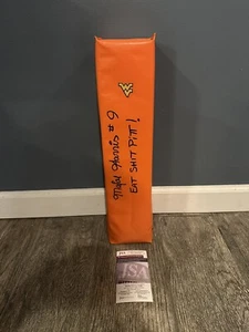 MAJOR HARRIS SIGNED WEST VIRGINIA MOUNTAINEERS TOUCHDOWN PYLON JSA COA WVU ESP! - Picture 1 of 3