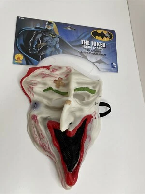 Joker Skin Face Mask Batman DC Comics Fancy Dress Halloween Costume Accessory - Image 1 of 4