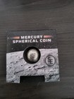 2022 Barbade Mercury Spherical 1 once argent comme neuf édition spéciale 87/300