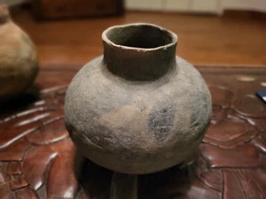 Solid Mississippian Olla Authentic Ancient Native American Indian Pottery - Picture 1 of 8