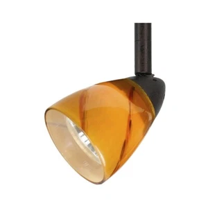 Cal Lighting Serpentine 1 Light Track Head, Dark Bronze/YELS - HT-954-DB-YELS - Picture 1 of 1