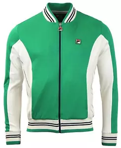 Celtic Colours Fila Vintage Borg Wimbledon Tennis Track Top (Green) RRP £75 - Picture 1 of 2
