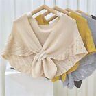 Windproof Soft For T-shirt Detachable Scarf Knitted Fake Collar Shawl Warm