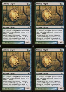 Grazing Kelpie X4 Eventide Playset MTG Magic the Gathering Excellent 2Fire Games - Picture 1 of 1