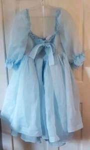 Selkie The WATER BABY SHABBY CHIC DRESS SZ LARGE NEW BLUE - Picture 1 of 9