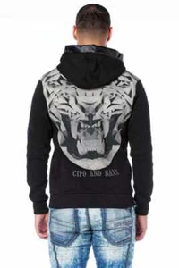 Sweat à capuche homme Cipo & Baxx VANCOUVER CL206 réduit de 79,00 € - Photo 1/2