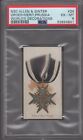 1890 N30 Allen & Ginter World's Decorations #24 Ordre du Mérite classé PSA 6