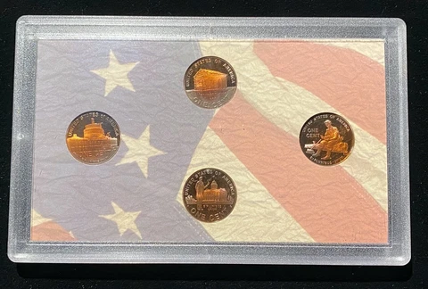 2009 S Lincoln One Cent Bicentennial Proof Set Toned - Toning - Nice! Cover