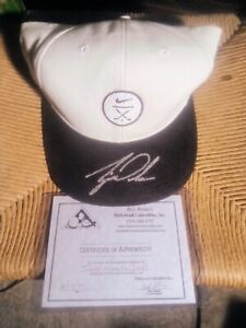Tiger Woods authentic autographed cap