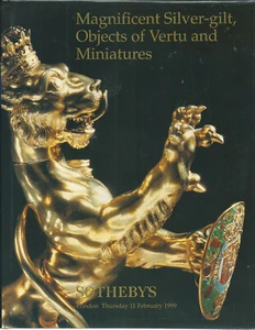 SOTHEBY’S London Silver Objects Vertu Portrait Miniatures Rothschild Cat 1999 HC - Picture 1 of 1