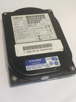 CONNER CFS210A 210MB IDE HARD DISC                                   aa4ce7 - Image 1 of 2