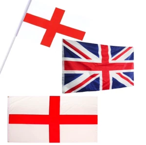 England Flagge Union Jack Flagge 5 Fuß x 3 Fuß verfügbar Fußball Rugby - Bild 1 von 13