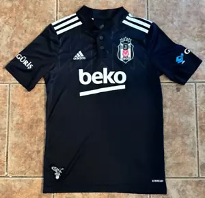 Beşiktaş J.K. Kit 2021/22 - Adidas - Youth Large (11/12) Black - Away Jersey - Picture 1 of 14