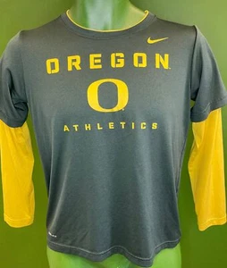 T-Shirt NCAA Oregon Ducks L/S doppellagig Jugend Medium 10-12 - Bild 1 von 3
