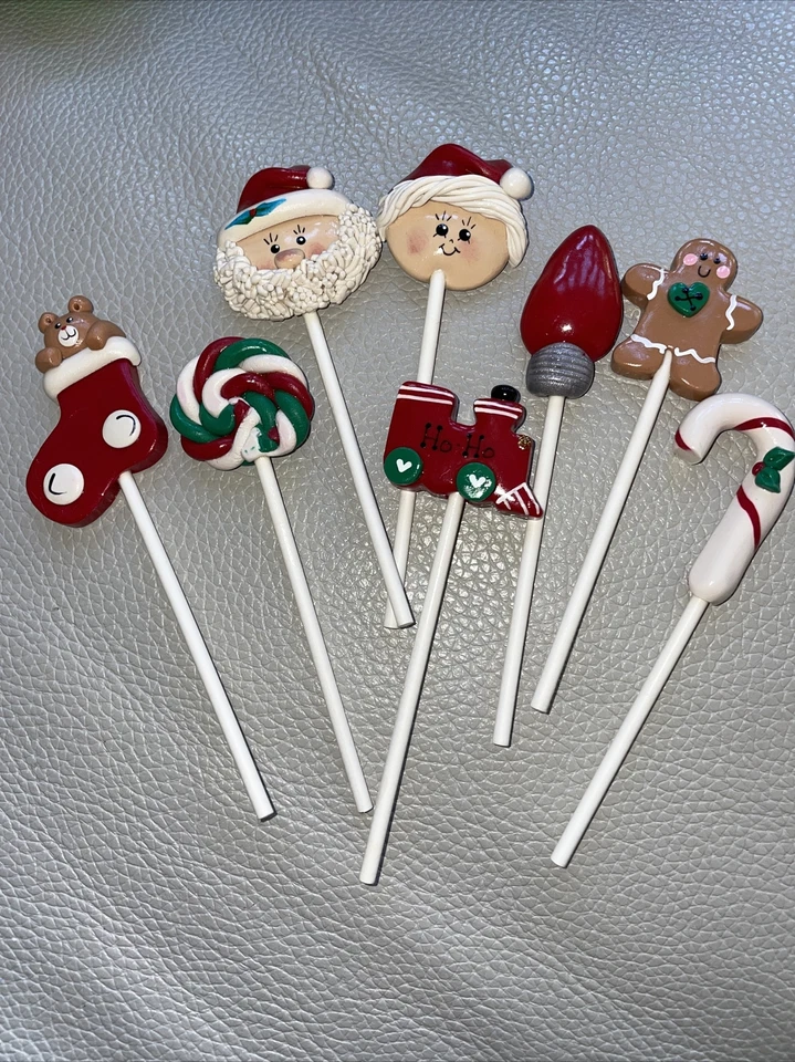 Corona Navidad Picks 8 Piezas Resina Foto 1 de 1