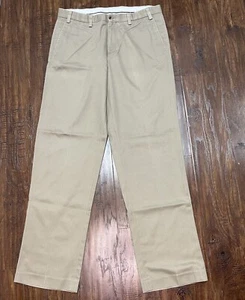 Eddie Bauer Men's Wrinkle Free Relaxed Fit Tan Slacks  36x 36 - Picture 1 of 8