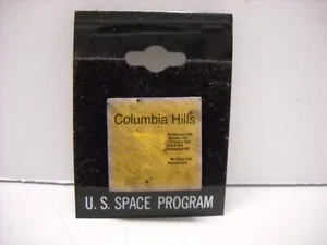 NASA Space Mission Columbia Hills Lapel Hat Fastback Pin NOS - Picture 1 of 3