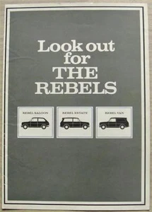 RELIANT REBEL Sales Brochure c1973 SALOON Estate VAN - Picture 1 of 3