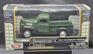 AMERICAN CLASSICS - 1941 PLYMOUTH PICKUP TRUCK - 1:43 SCALE - MOTOR MAX 2016 - Picture 1 of 6