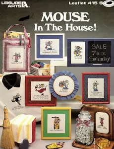 Mouse In The House 17 Cross Stitch Patterns Projects - Picture 1 of 3