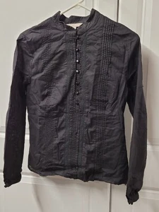 Janeville Women's Blouse Size: 6 Sexy Button Lined - Picture 1 of 12