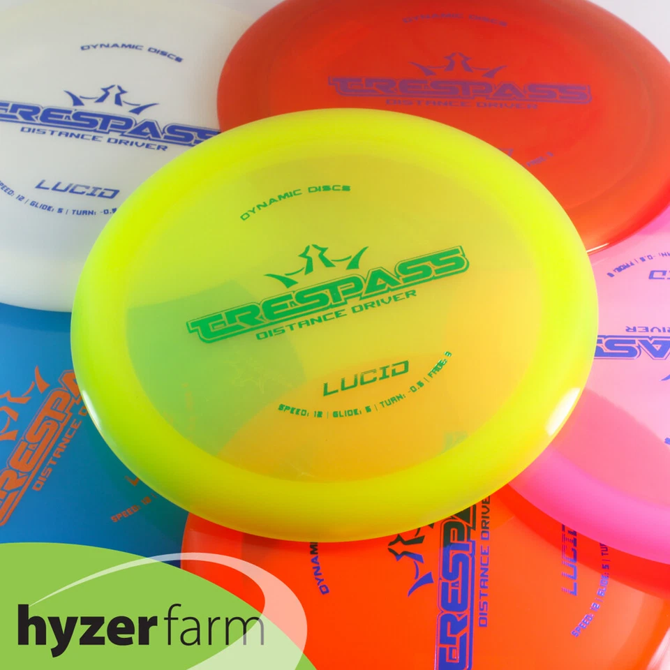 Dynamic Discs LUCID TRESPASS *pick your weight & color* Hyzer Farm disc golf - Image 1 of 1