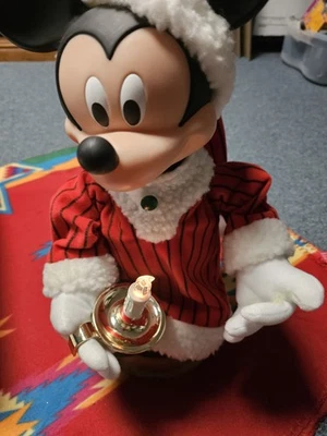 Santa's Best 1997 Mickey Unlimited MICKEY MOUSE 17" Animated Christmas Disney - Image 1 of 4