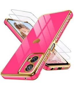 for Motorola Moto-G-5G-2024 Case with 2X Screen Protector,Girl Women Cute - Picture 1 of 8