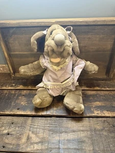 Peluche de elefante Ganz Bros de colección 16” animal vestido juguete productos Berrie cachorro de mano - Imagen 1 de 7