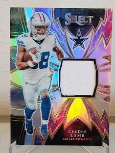 2023 Panini Select CeeDee Lamb Sparks Patch Memo 41/99 - Picture 1 of 2